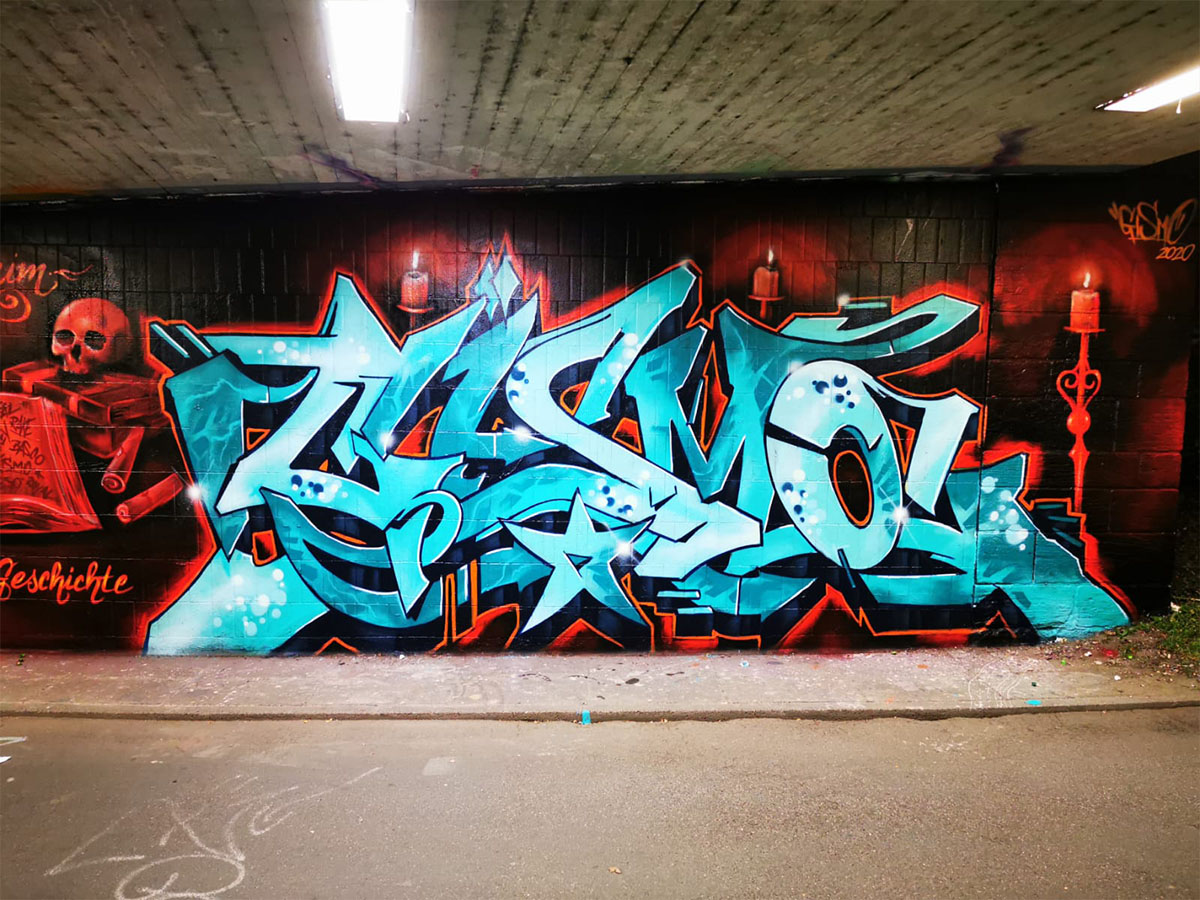 Graffiti Wandgestaltung – Mannheim City (7)